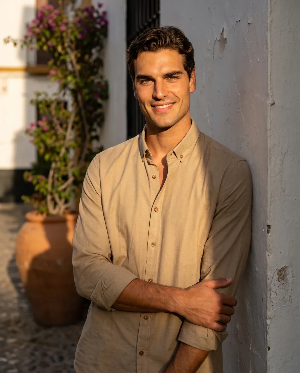 Camisa Beige Caqui - Imagen 2