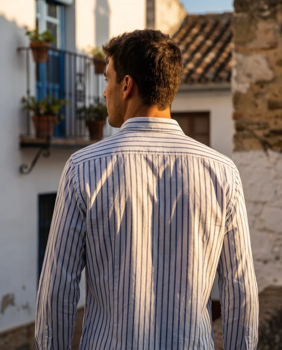 Camisa Rayas Marina - Imagen 4
