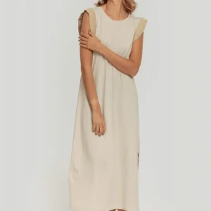 Vestido Eleganza Effortless Beige