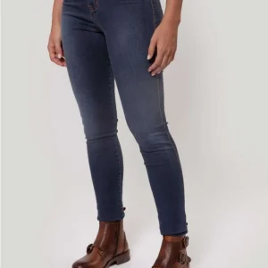 PANTALON TIRO ALTO SKINNY AZUL SKU 0.29435