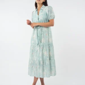 Vestido estampado flores