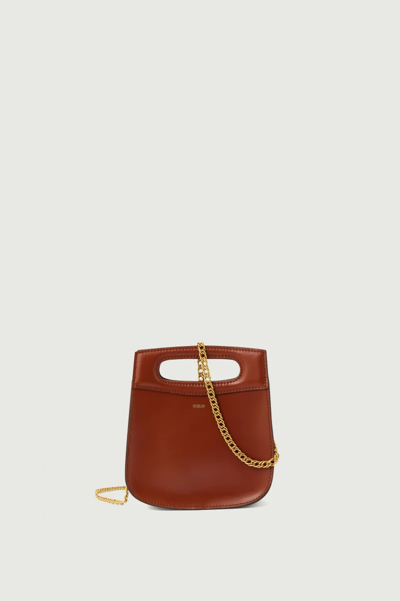 BOLSO CHERI MINI COÑAC
