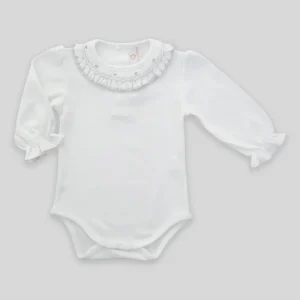 Body smock gris manga larga