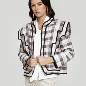 Chaqueta Volant Elegance Gris