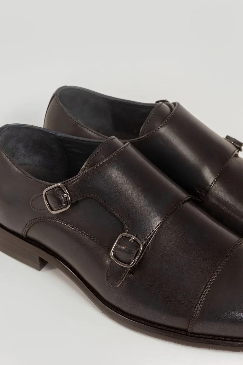 Zapato Monk Strap Cuero Brillante SKU 0.30823 - Imagen 4