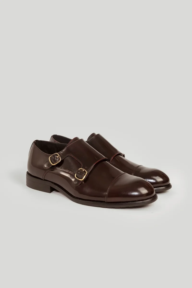 Zapato Monk Strap Cuero Brillante SKU 0.30823 - Imagen 9