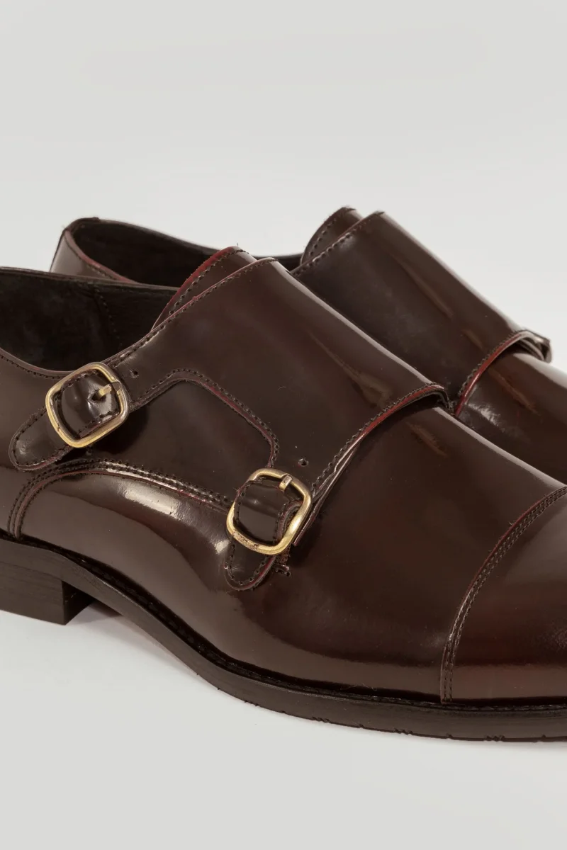 Zapato Monk Strap Cuero Brillante SKU 0.30823 - Imagen 6