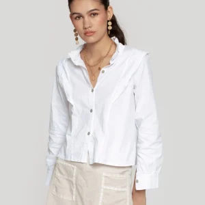 Camisa Aura Cropped Blanco