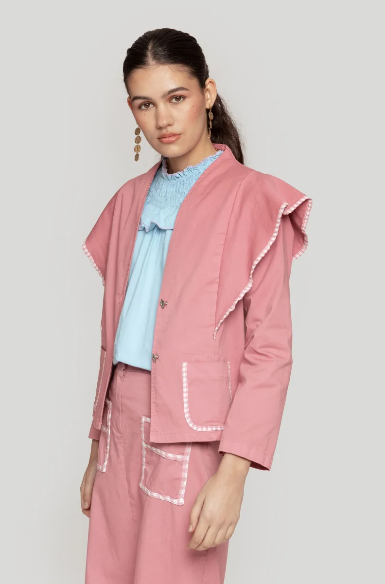 Chaqueta Albora Elegante Rosa - Imagen 2