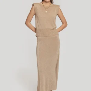 Falda Luz Serena Camel