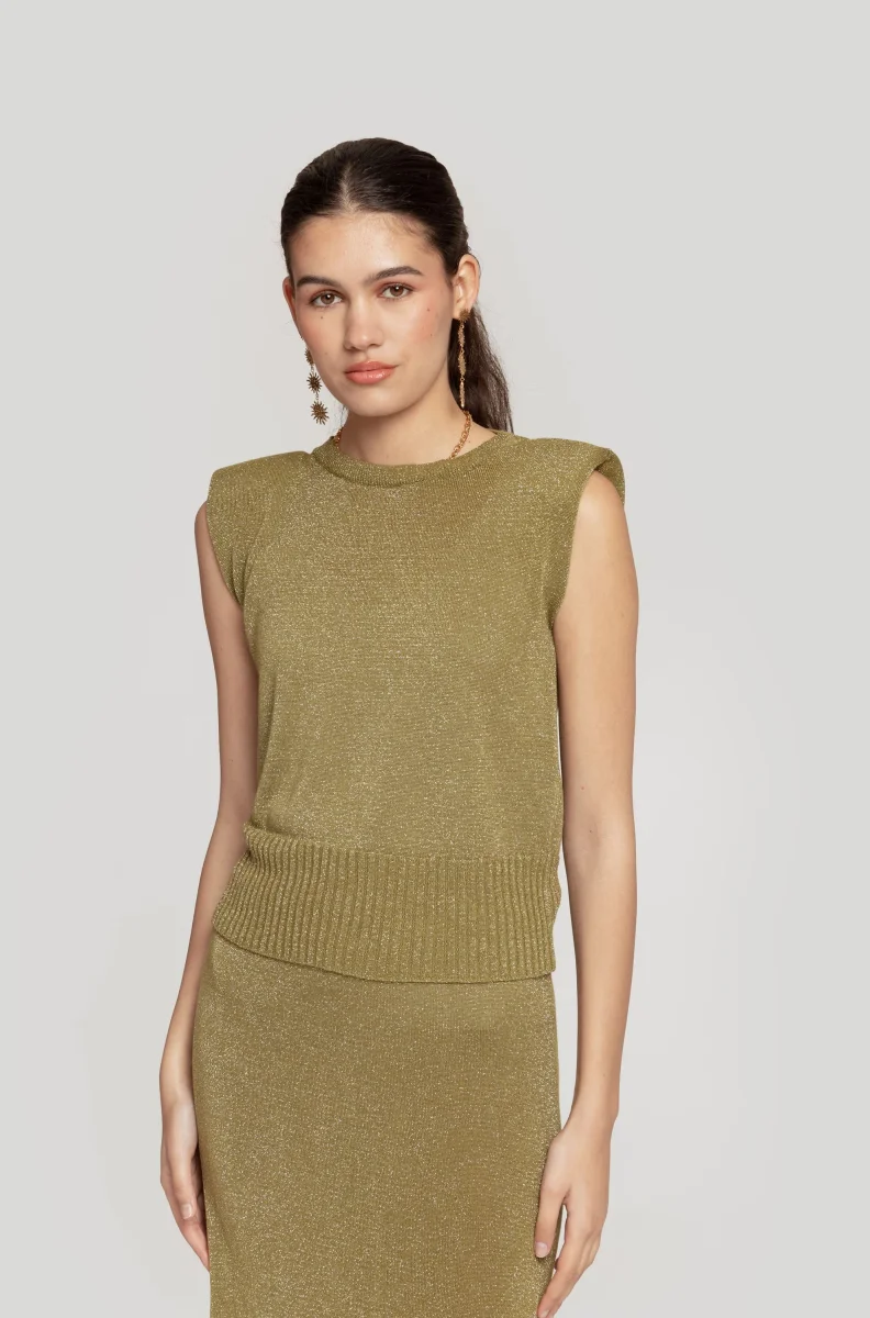 Top Brillo Iconic Oliva - Imagen 5