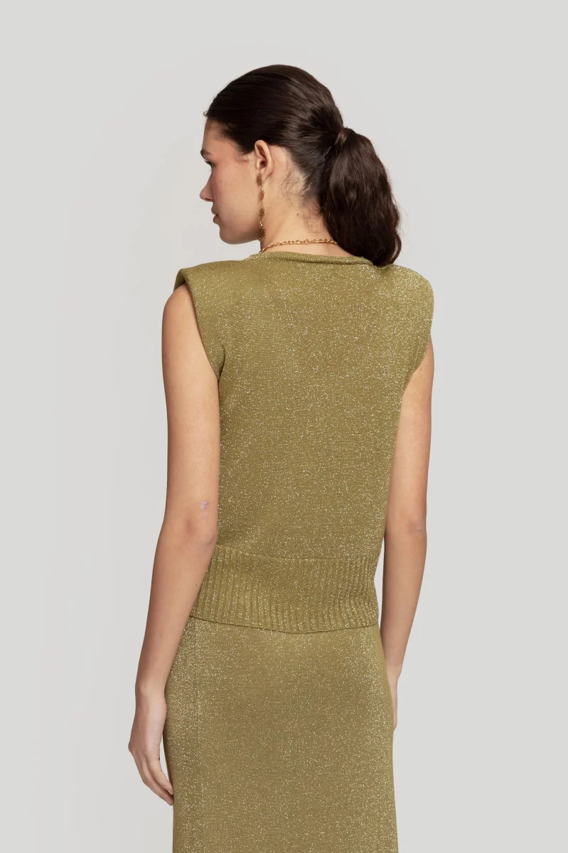 Top Brillo Iconic Oliva - Imagen 3