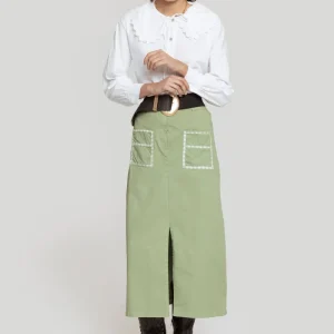 Falda Albora Midi Green