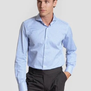 Camisa Vestir Raya Media Celeste SKU 0.32184