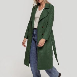 Abrigo Estilo Suede