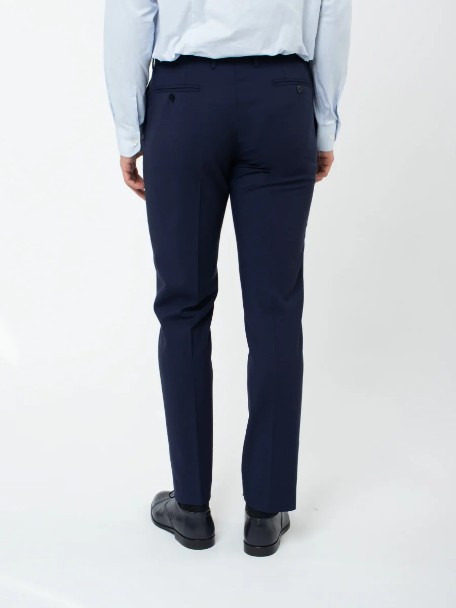 Pantalón traje lana slim fit - Imagen 3