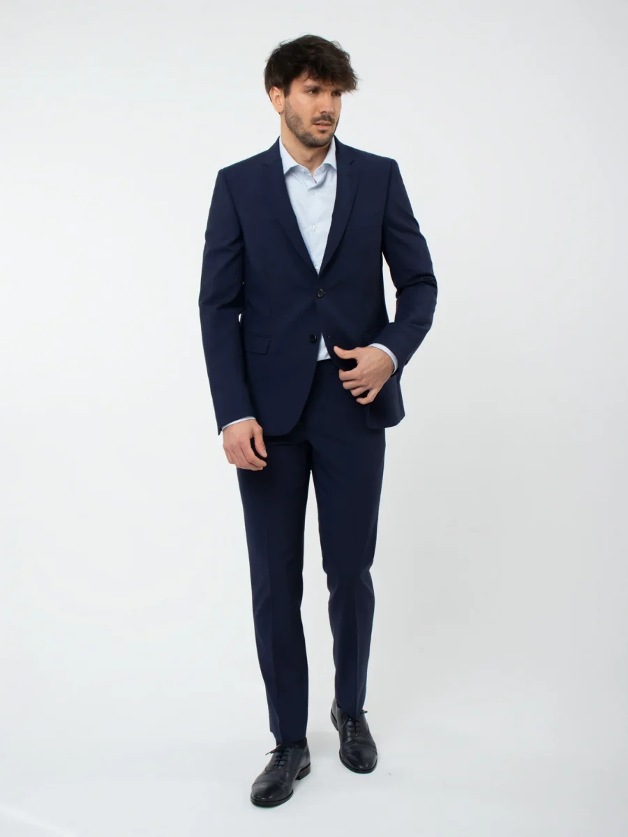 Pantalón traje lana slim fit - Imagen 6