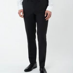 Pantalón traje lana slim fit