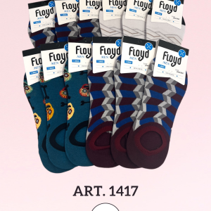 FLOYD 1417 INVISIBLE DE HOMBRE ESTAMPADA PACK X12