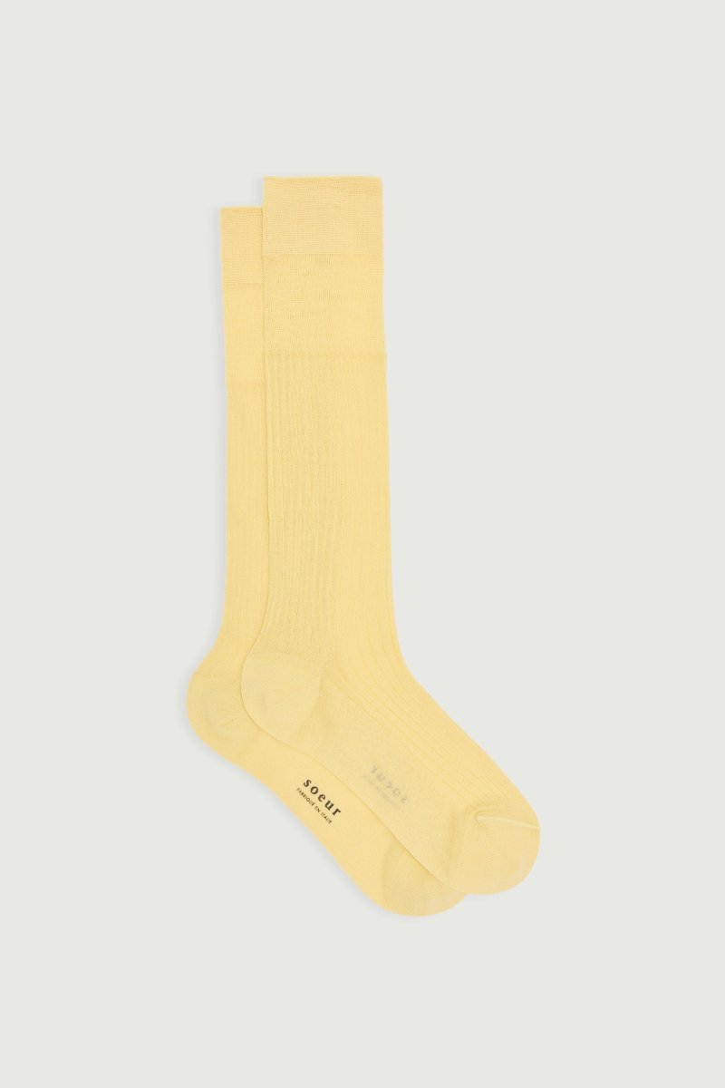 CALCETINES BACH AMARILLO PÁLIDO