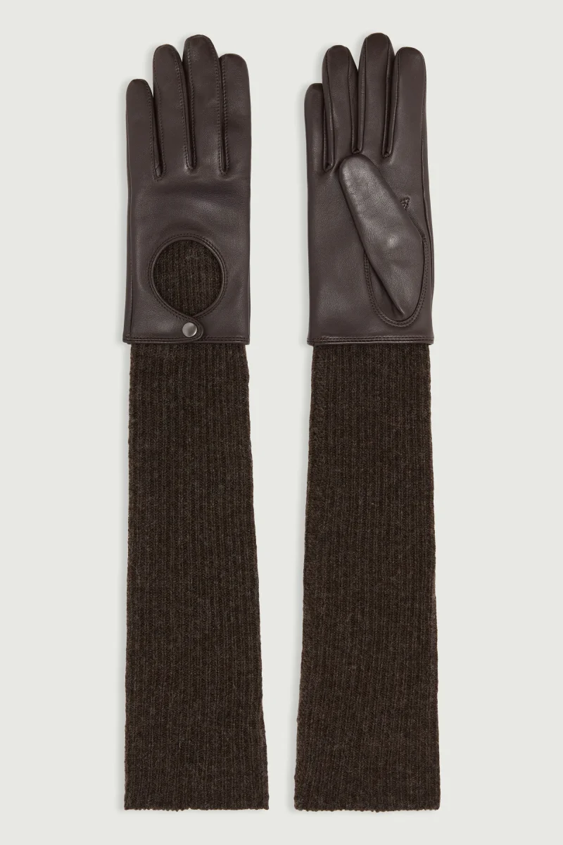 GUANTES JIMMY MARRÓN OSCURO - Imagen 2