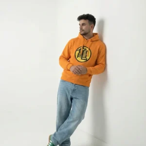 Sudadera Premium Dragon Ball - Símbolo Kame Naranja