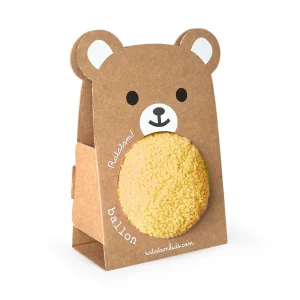 Pelota peluche amarilla