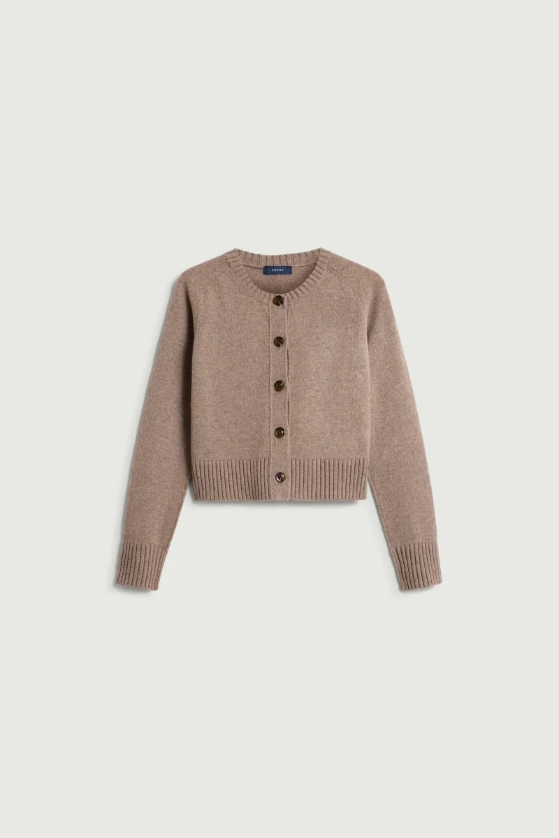 CÁRDIGAN VIRGINIA BEIGE JASPEADO - Imagen 6