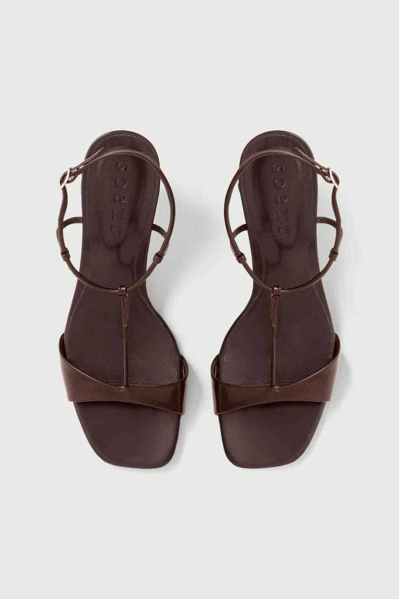 SANDALIAS CECILIE MARRONES - Imagen 5