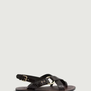 SANDALIAS FLORENCE MARRÓN OSCURO