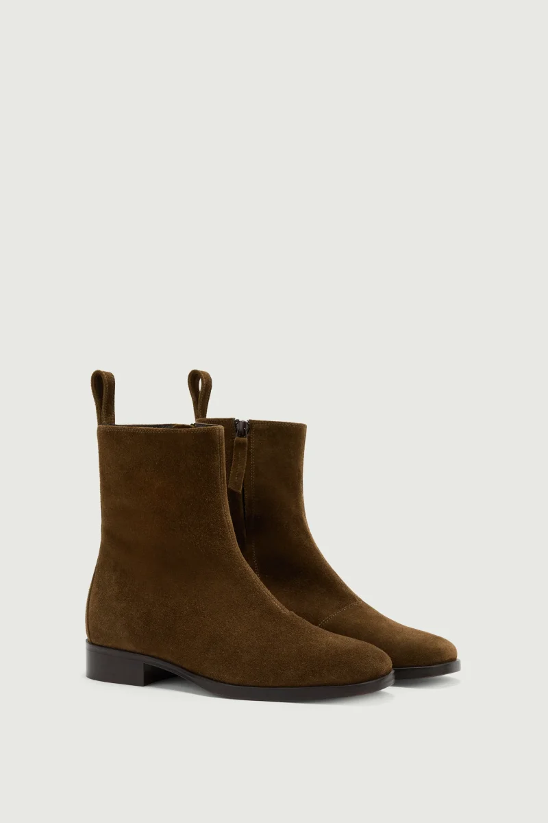 BOTINES WEST MARRÓN/VERDE - Imagen 3