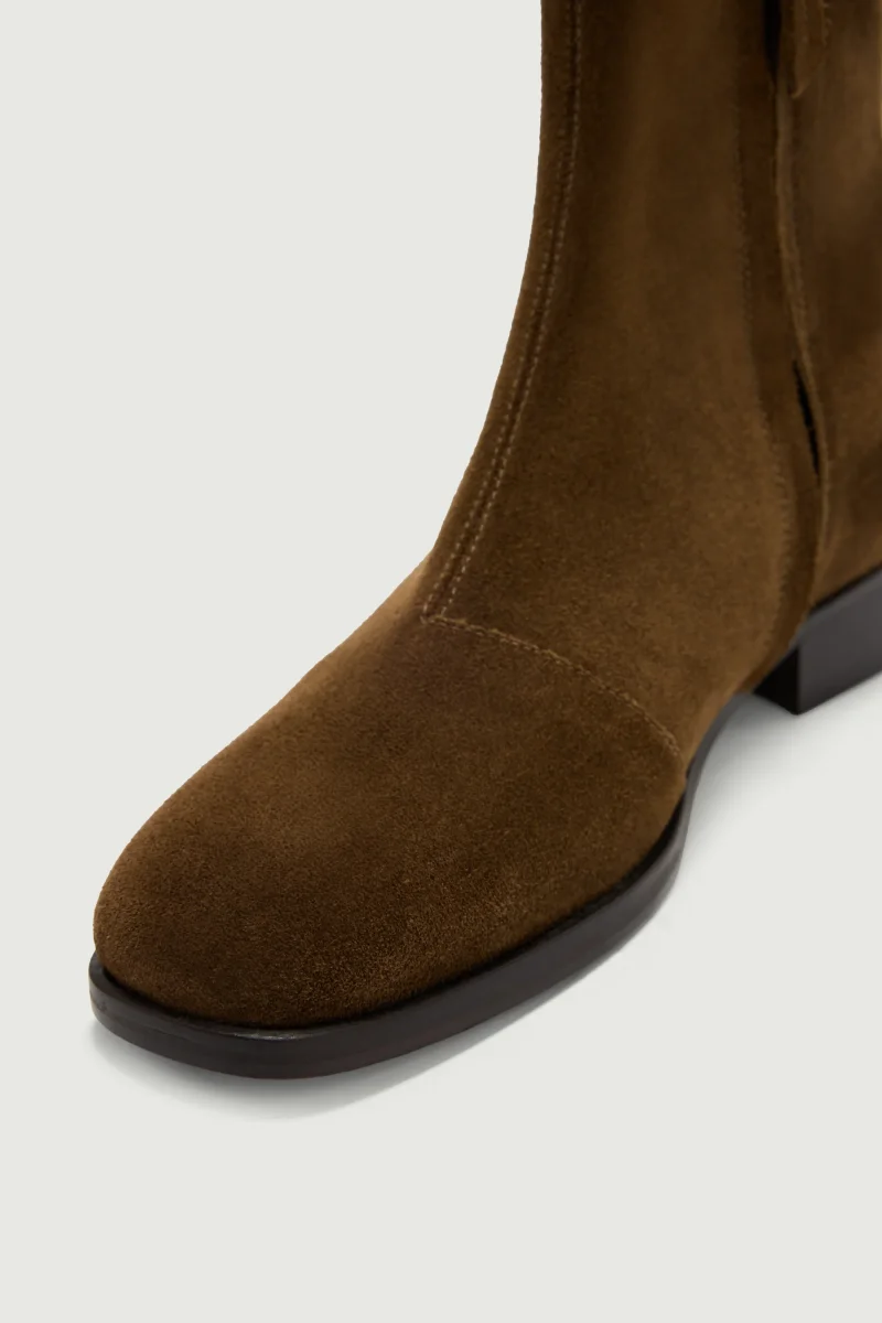 BOTINES WEST MARRÓN/VERDE - Imagen 4