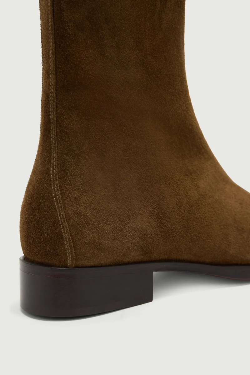 BOTINES WEST MARRÓN/VERDE - Imagen 5