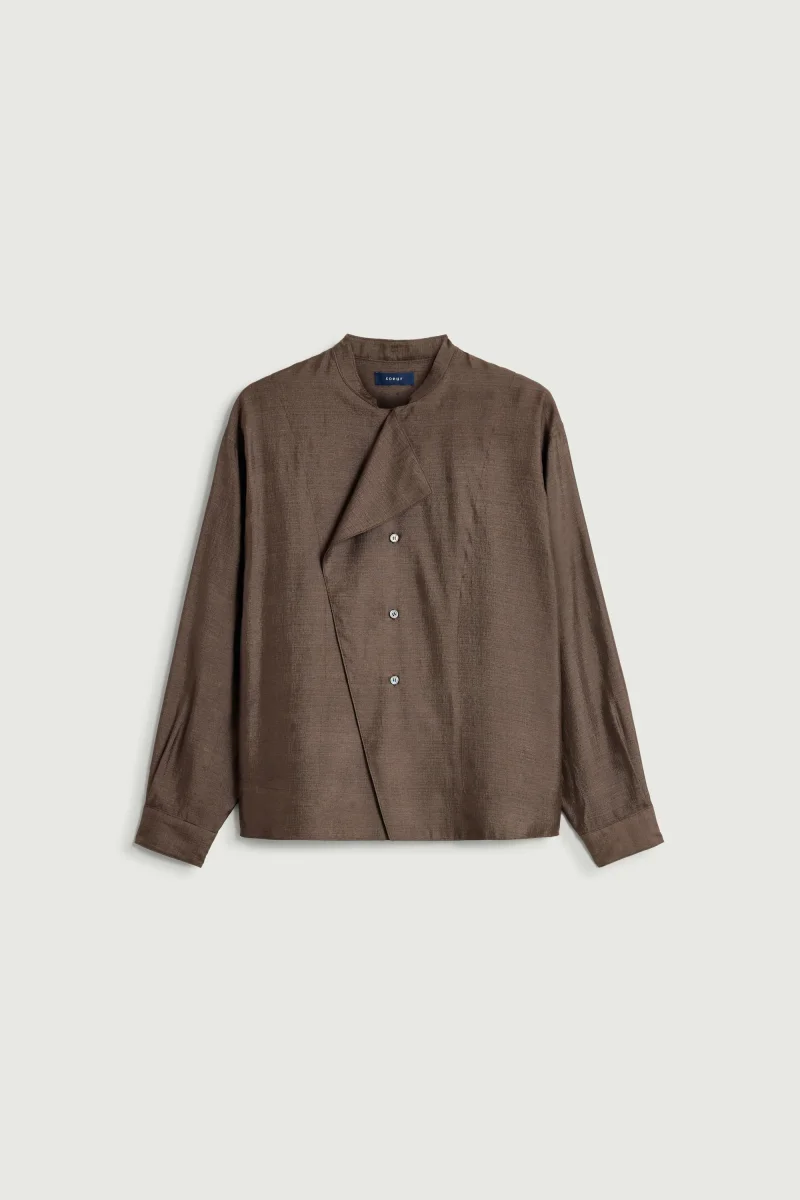 BLUSA HAMPTON MARRÓN OSCURO - Imagen 7