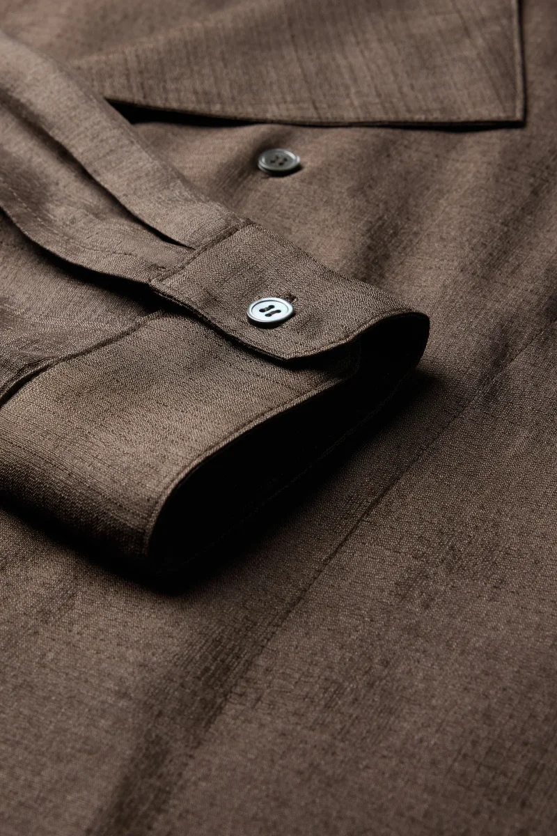 BLUSA HAMPTON MARRÓN OSCURO - Imagen 8