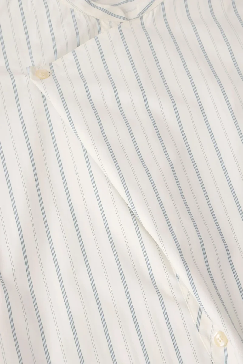 BLUSA IXIA ÉCRU/AZUL - Imagen 7