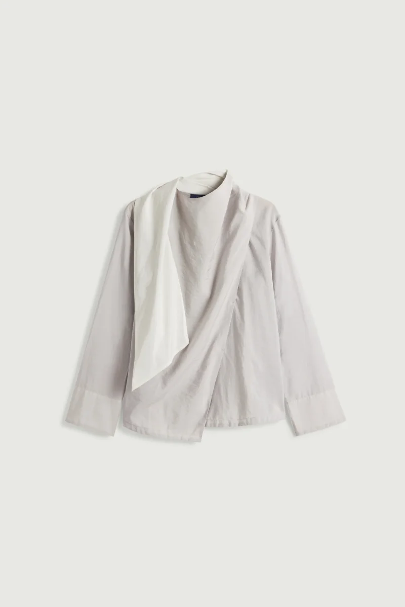 BLUSA LEONORE GRIS PARMA - Imagen 6