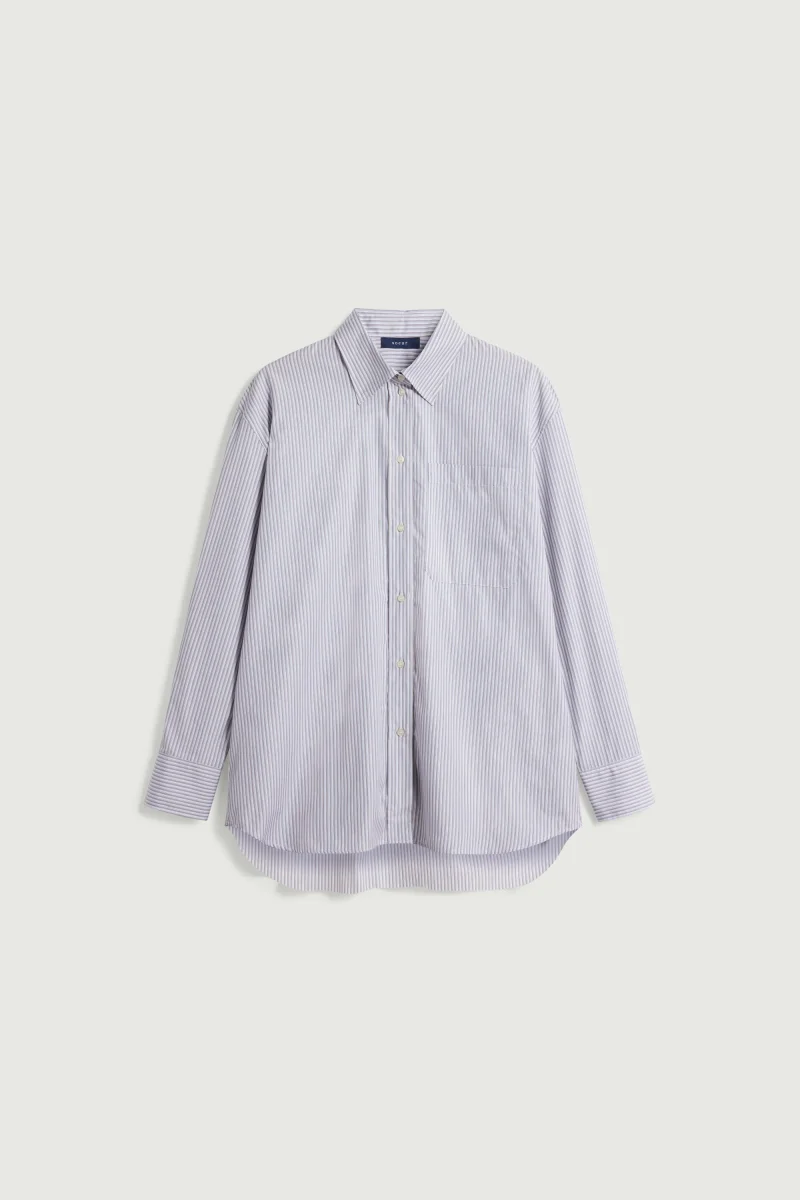 CAMISA CARLOTTA AZUL/BEIGE - Imagen 6