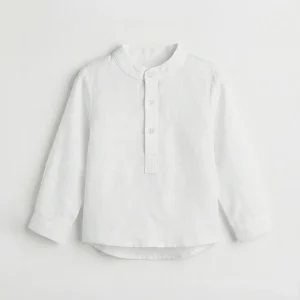Polera oxford blanco
