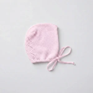 Capota algodón rosa bebé