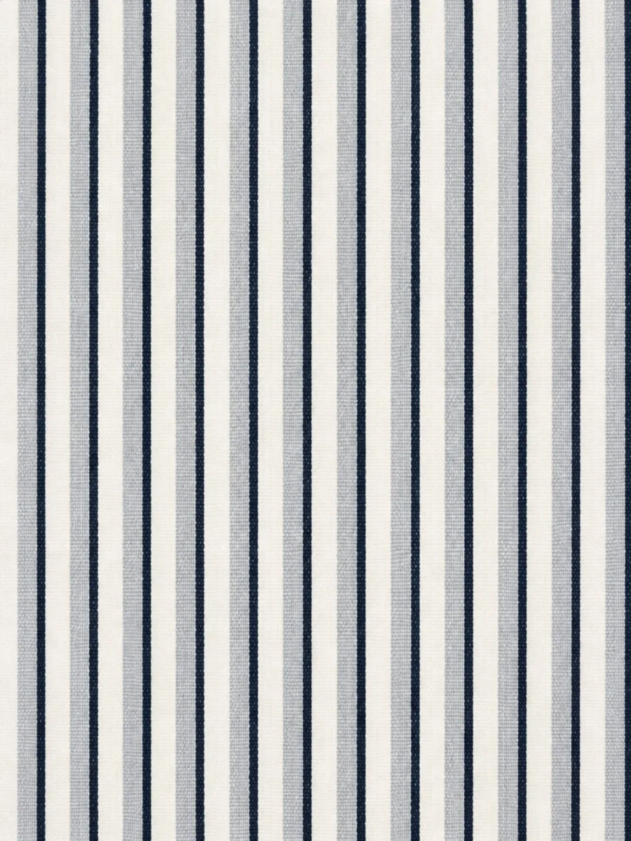 Camisa azul de popelín de rayas - Imagen 7