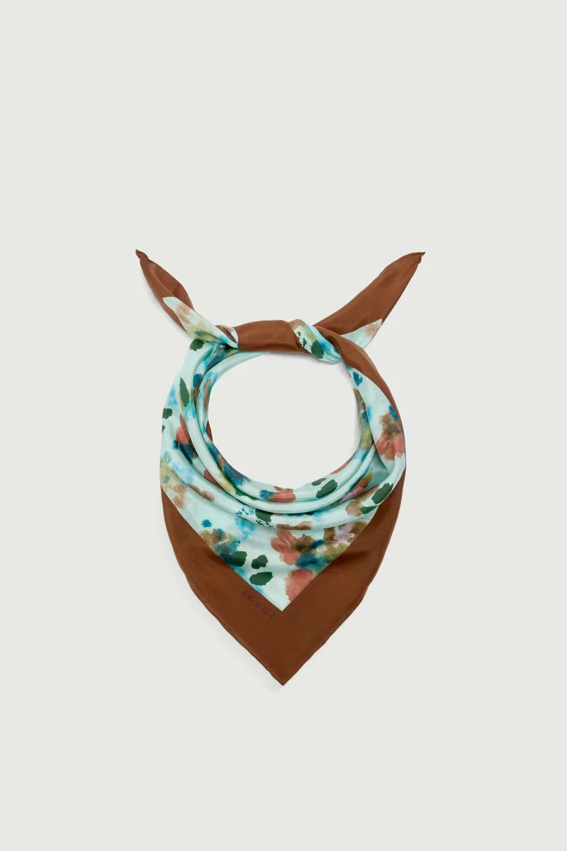 PAÑUELO CAPUCINE TURQUESA - Imagen 3