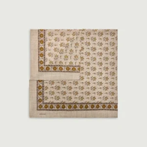 PAÑUELO CLASSIQUE DE LANA BEIGE/CAQUI