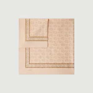 PAÑUELO CLASSIQUE ALGODÓN ROSA BLUSH/BEIGE