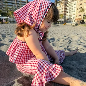 Pañoleta Vichy rojo
