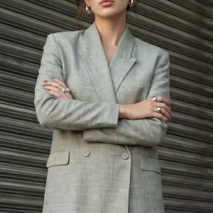 Blazer fit oversized lino