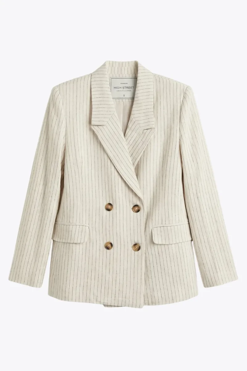 Blazer rayas botones - Imagen 7