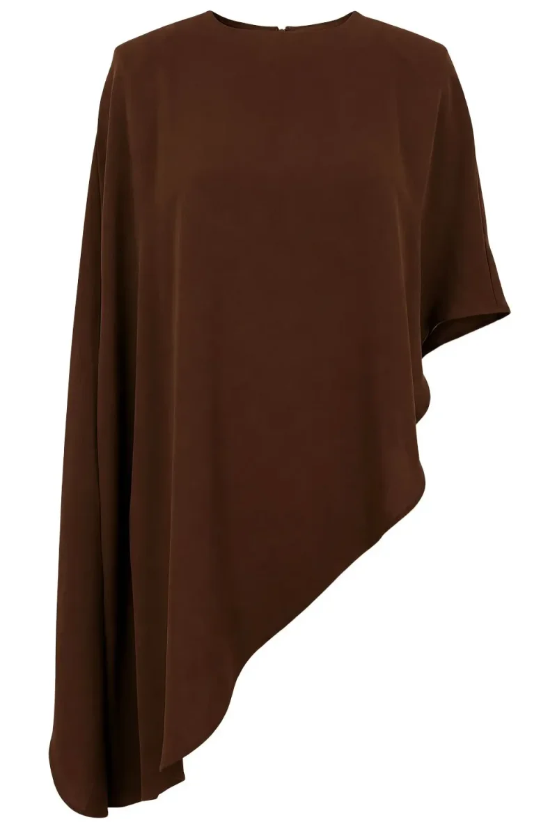 Blusa asimétrica con hombreras - Imagen 7