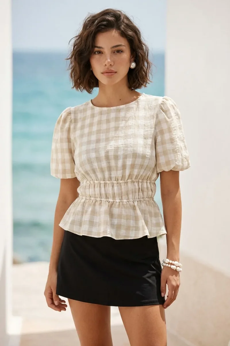 Blusa Fleur estampada