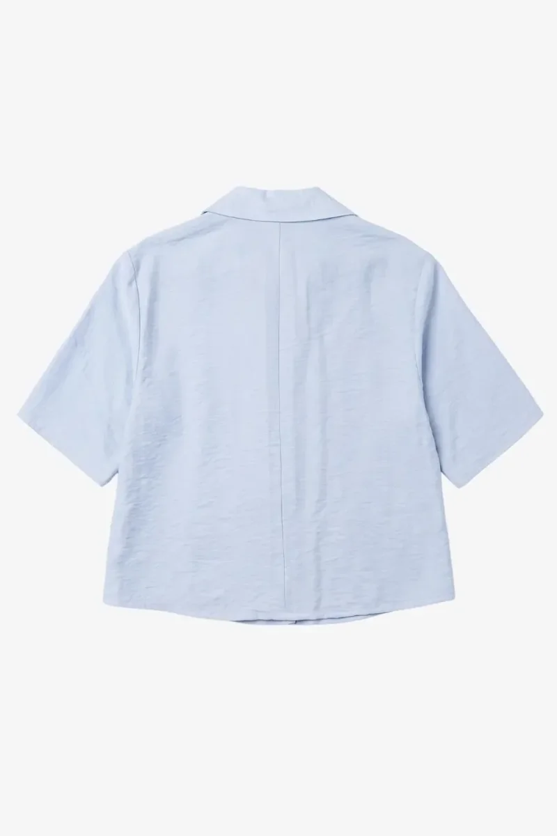 Blusa fluida manga corta - Imagen 8